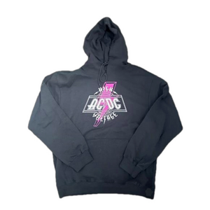 AC/DC High Voltage‎ Graphic Drawstring Hoodie Black NWT X-LARGE